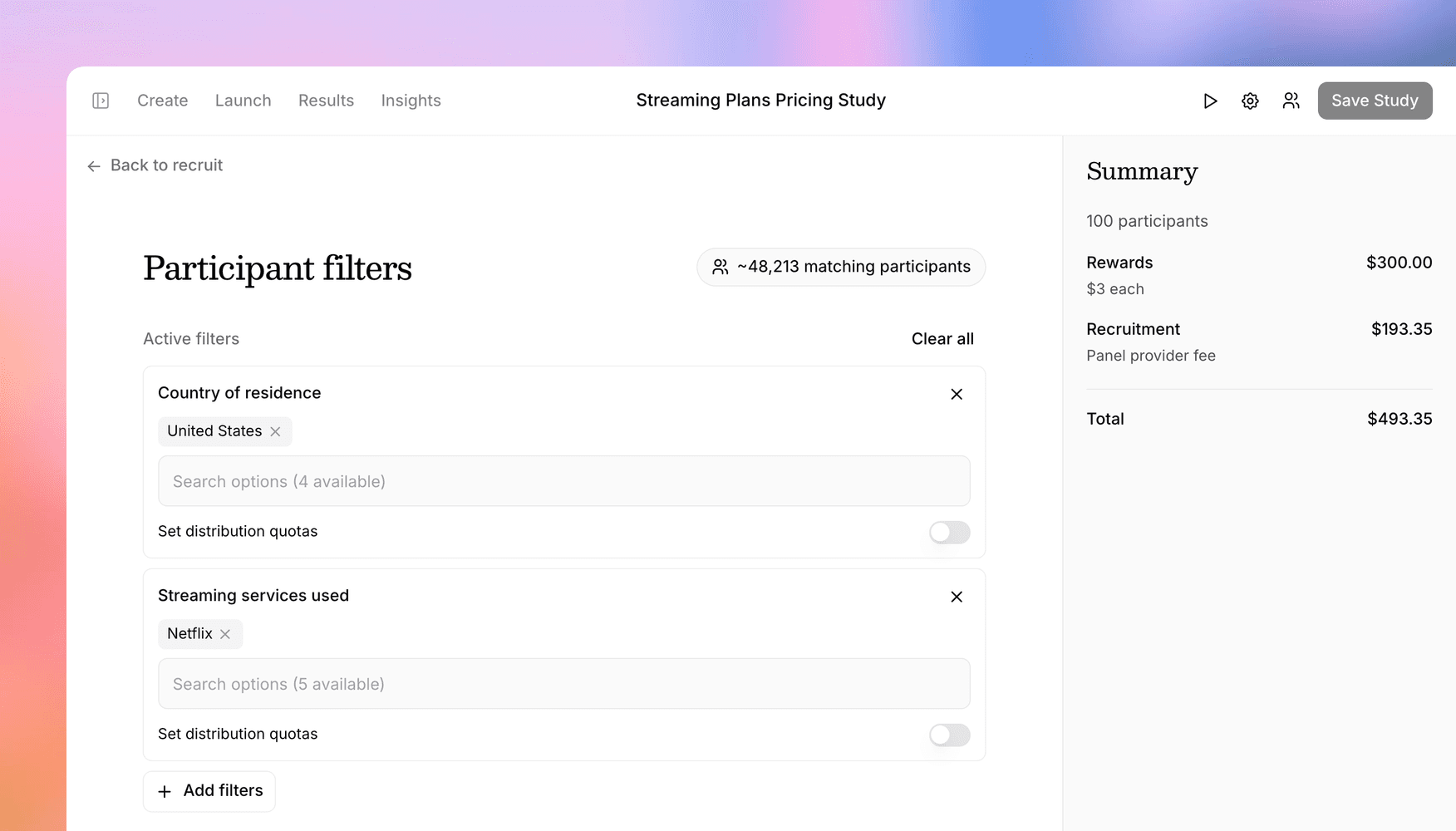 Recruit from Prolific, and give every channel its own link